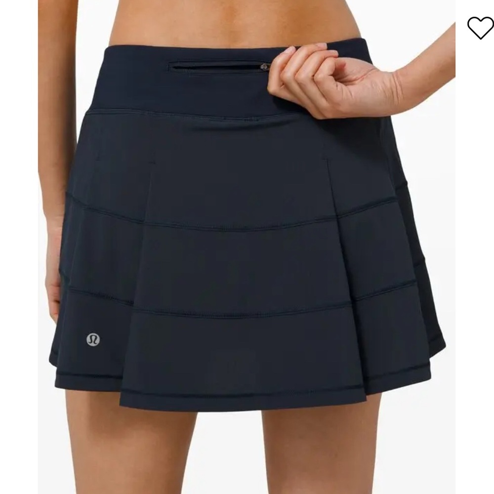 Lululemon Pace Rival Skirt, Navy, Size 10